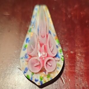 Floral Glass Pendant
